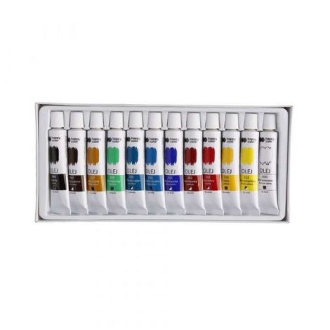 Farby olejne Happy Color, 12 kolorów x 12ml - 2